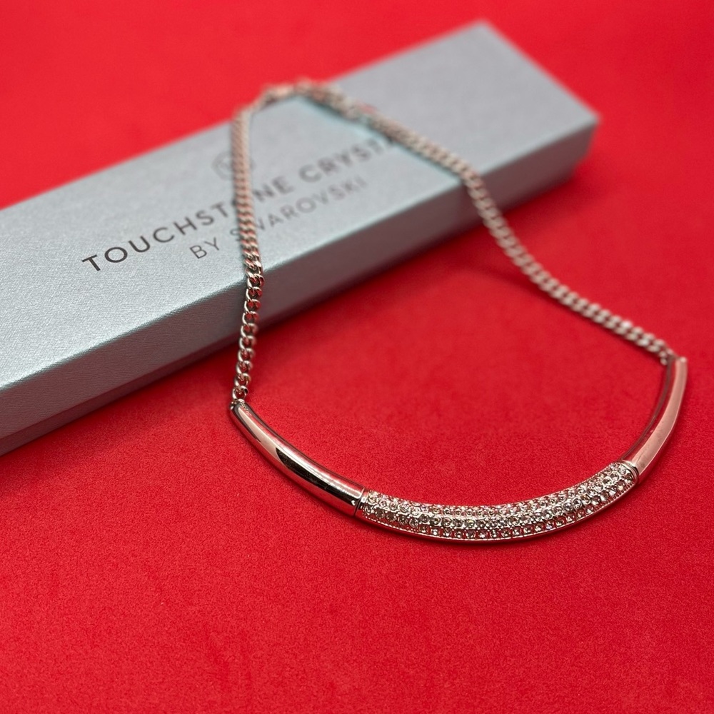 Touchstone Crystal “White Collar” Necklace